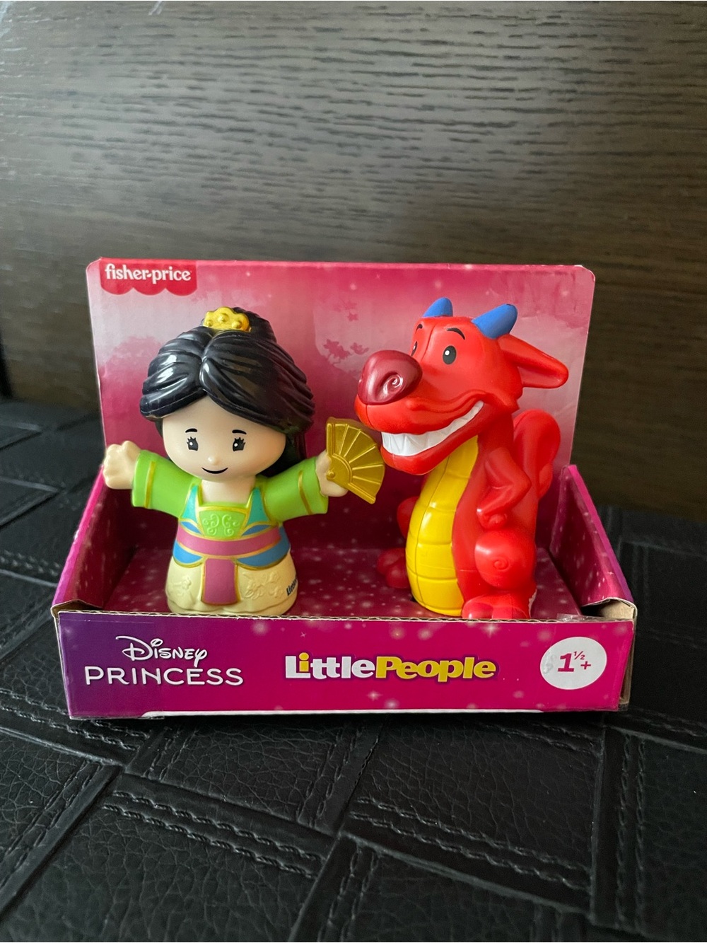 Fisher Price Disney Princess Little People Mulan and Mushu